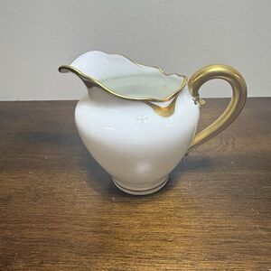 Haviland France Silver Anniversary 3 1/2" tall Miniature Creamer